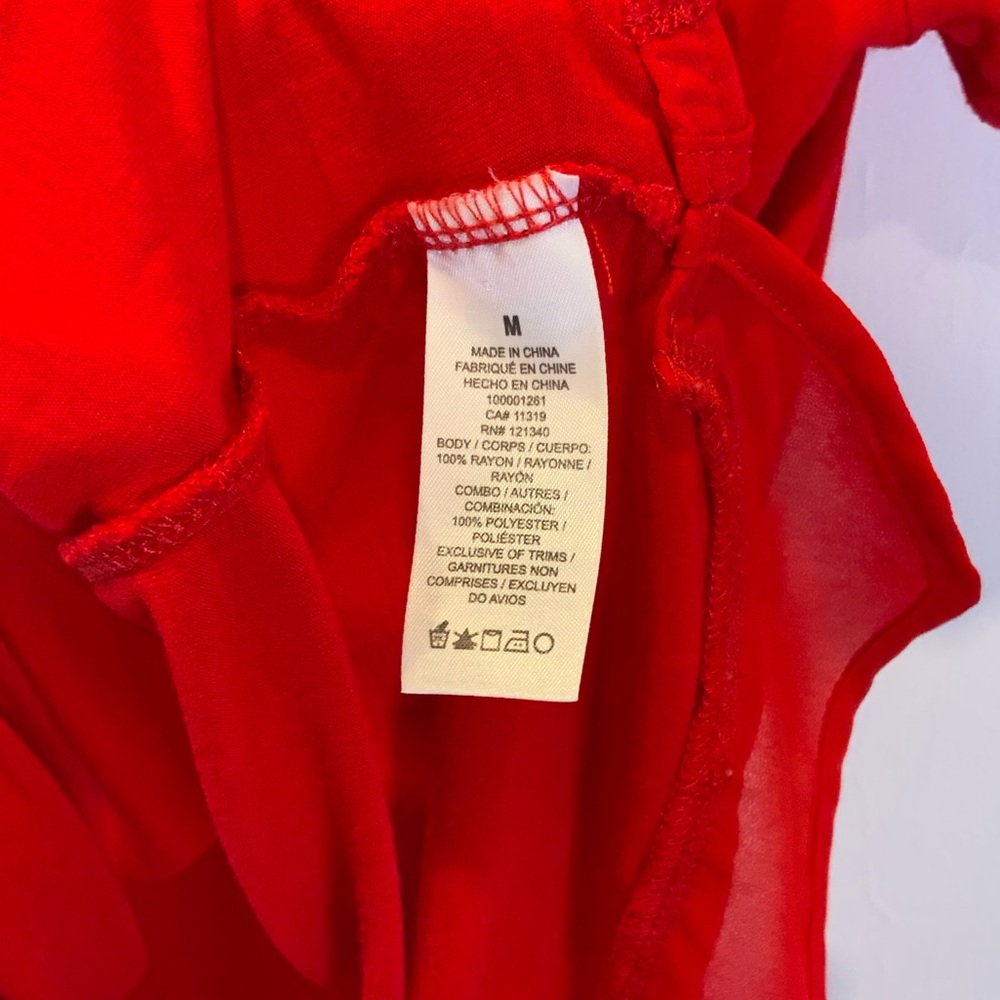 Dynamite Red Layered Top - Picture 4 of 4